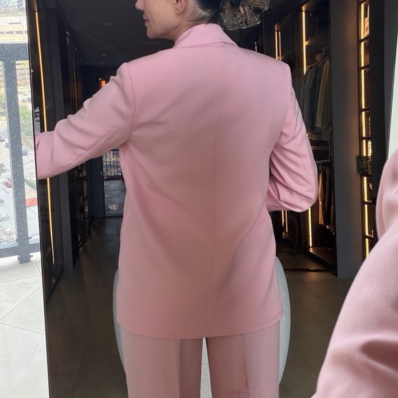 Zara Light Pink Blazer Set Sz S - Picture 4 of 11